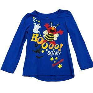 Sesame Street Elmo Halloween Long Sleeve t-Shirt 4T Girls